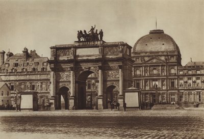 O Chateau des Tuileries (foto a p/b) de (after) French Photographer