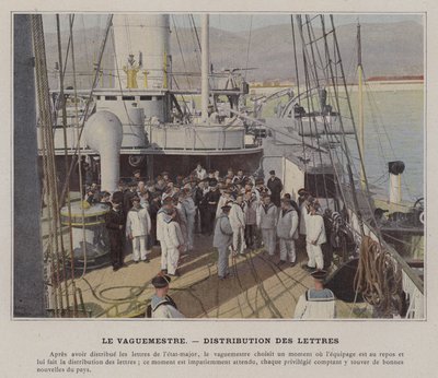 O Vaguemestre, Distribuição das Letras (foto colorida) de (after) French Photographer