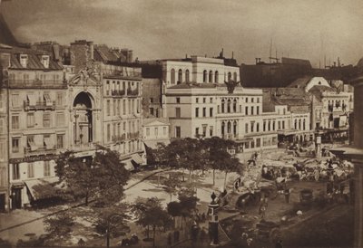 Teatros "Boulevard du Crime" (foto a p/b) de (after) French Photographer