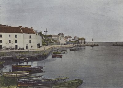 Port de Sauzon, a Belle-Ile (foto colorida) de (after) French Photographer