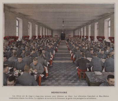 Refectoire (foto colorida) de (after) French Photographer