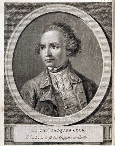 Capitão James Cook, membro da Royal Society of London de (after) French School