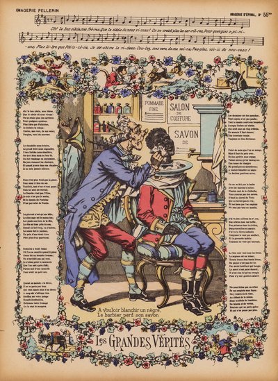 Les Grandes Verites (gravura a cores) de (after) French School