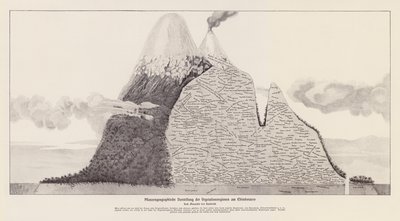 Regiões de vegetação do Chimborazo, Equador (litografia) de (after) German School