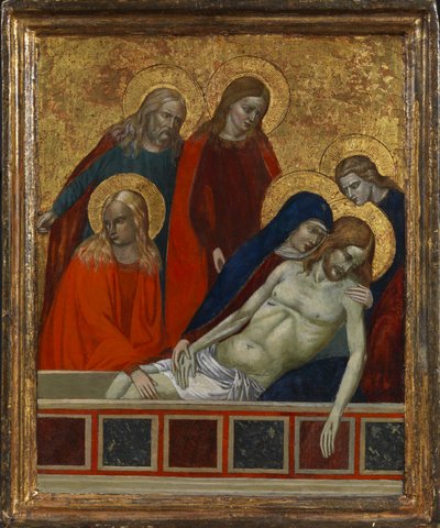 Entrada de Cristo, possivelmente no século XIX (tempera no painel) de (after) Italian School