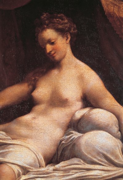 Danae, ca 1531, de Antonio Allegri, conhecido como Correggio (1489-ca 1534), óleo sobre tela de (c.1489 1534) Correggio