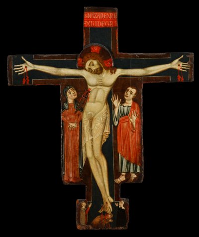 Crucifixo, final de 1200s (tempera no painel) de (studio) Master of the Magdalene Altarpiece