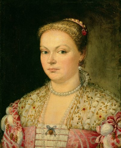 Mulher veneziana de Paolo Veronese