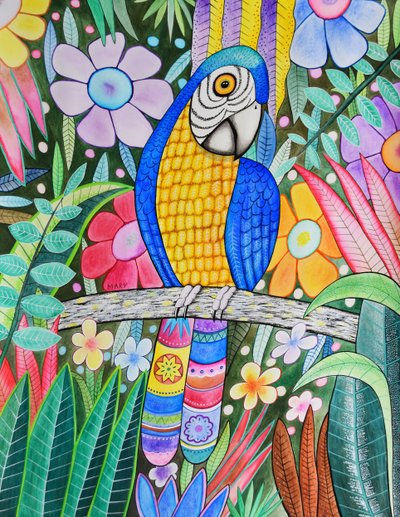 Papagei de Marys Watercolors