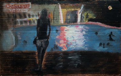 Festa na piscina. de Andy Schweigard