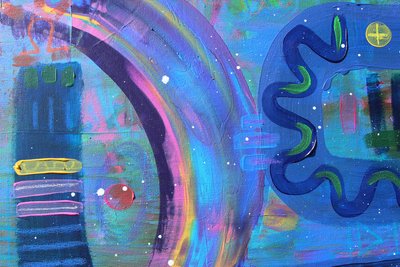 Detalhe do Caminho da Consciência de Emilie Csapo Ertl