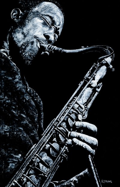 Saxofone casual de Richard Young