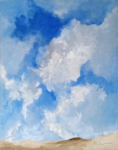 Areia e nuvens de 