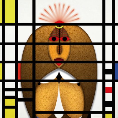 Lockdown (XVII) - (aus der Serie Animal Rationale) de Alexander Eibach