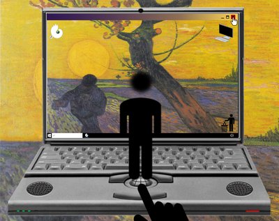 O encontro do mundo e da terra (da série: Windows) de Alexander Eibach