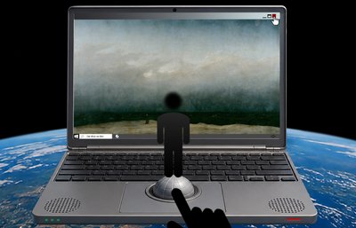 O olhar para dentro da imagem (da série Windows) de Alexander Eibach