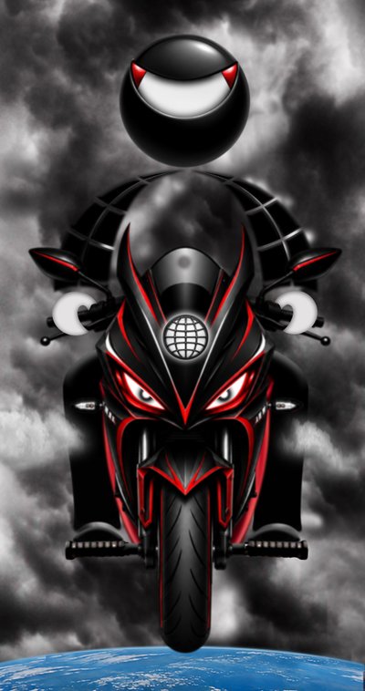 Cavaleiro na tempestade (I) de Alexander Eibach