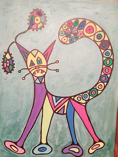Gato frustrado de Steffi_Seiler_Art