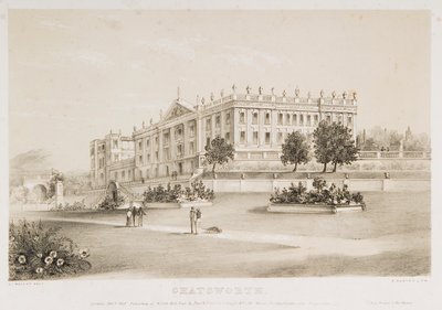 Chatsworth House, Derbyshire, 1839 de 4th Earl of Morton James Douglas