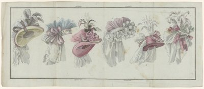 Magasin des Modes Nouvelles Françaises et Anglaises, 20 de Julho de 1787, 25º folheto, 2º ano, Página única de A.B. Duhamel