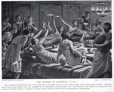 O assassinato de Sertório 72BC de A.C. Weatherstone