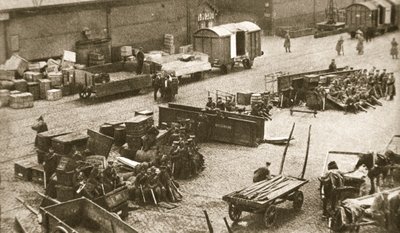 O 2º Batalhão do Regimento Real Sussex, Belfast, Irlanda, 1907 de AE Brown