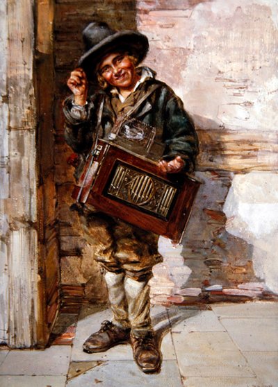 O jogador Hurdy-Gurdy de A.J. Rayner