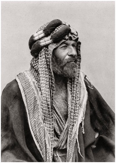 Um sheik árabe, Iraque, 1925 de A. Kerim