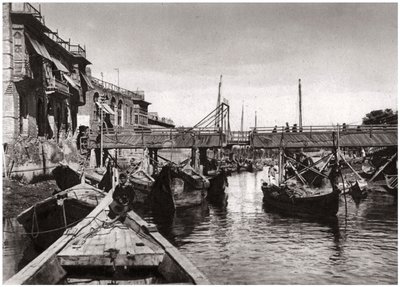 A ponte de Whiteley, Ashar Creek, Basra, Iraque, 1925 de A. Kerim
