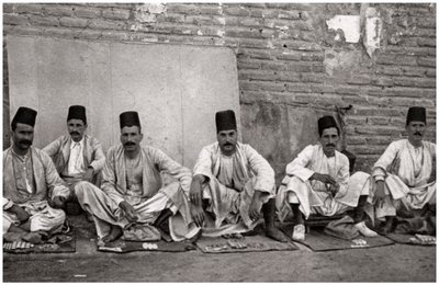 Cambistas turcos, Bagdá, Iraque, 1925 de A. Kerim