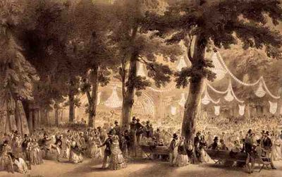 Vista da Orquestra e do Salão de Baile do Parque d