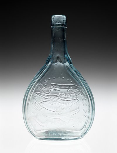 Frasco Figurado, c. 1866-1874 (vidro sem chumbo) de A. R. (attr.to) Samuels
