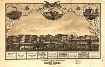 Moinhos e estabelecimentos de fabrico da cidade de Battle Creek, Calhoun Co., Mich. LOC 73693421 de A. Ruger