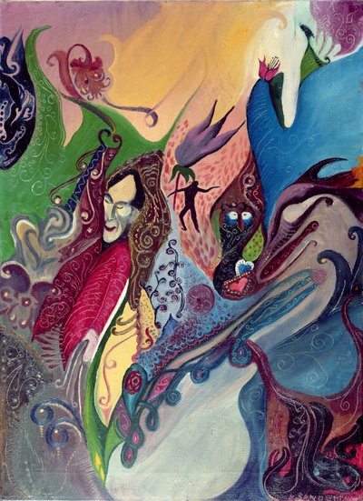 Fantasia (óleo sobre tela) de A. Sandeman