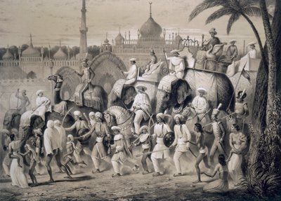 Lucknow, a rua principal, de 