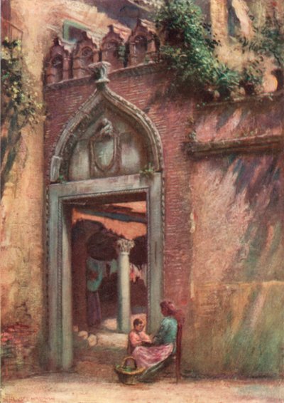 Entrada para Cortile do Ca "Amadi de A. Trevor Haddon