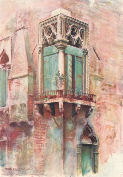 Janela de Ângulo do Palazzo Priuli de A. Trevor Haddon