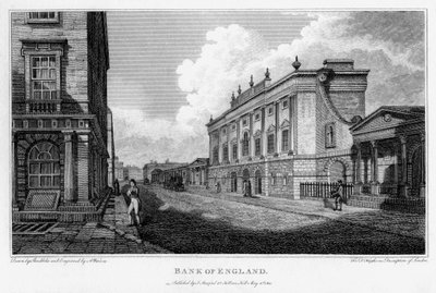 Banco da Inglaterra, cidade de Londres, 1805. de A Warren