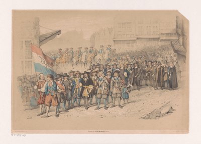 Procissão histórica por ocasião do V.O.C. de A. van Groeneveldt