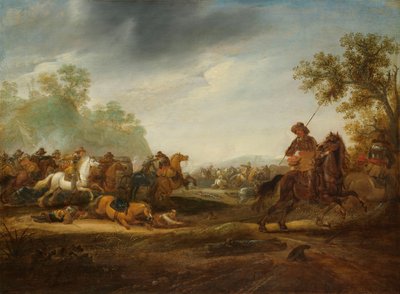 Escaramuça de Cavalaria de A. van Hoef (attributed to)