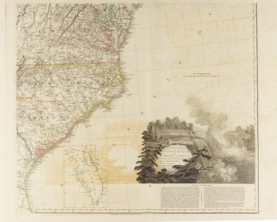 Um mapa dos Estados Unidos da América do Norte de Aaron Arrowsmith