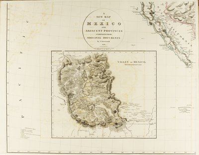 Um novo mapa do México e das províncias adjacentes de Aaron Arrowsmith