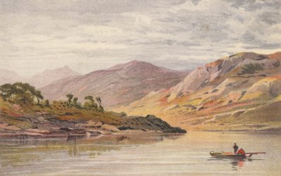 Em Loch Lomond (cromolitografia) de Aaron Edwin Penley