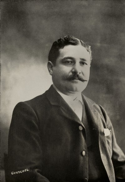 Retrato do escritor Alphonse Daudet (foto) de Aaron Gerschel