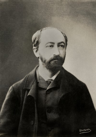 Retrato do escritor Eugene Muntz (foto) de Aaron Gerschel