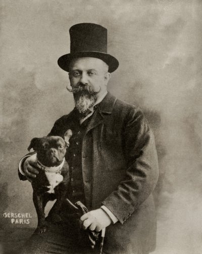 Retrato do escritor Henri Gauthier , Villars (foto) de Aaron Gerschel