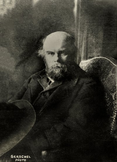 Retrato do escritor Paul Verlaine (foto) de Aaron Gerschel