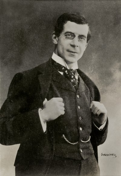 Retrato do artista francês Georges Berr (1867) de Aaron Gerschel