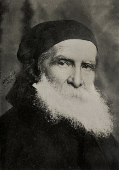 Retrato do pintor francês Auguste Antoine Ernest Hebert (1817 de Aaron Gerschel