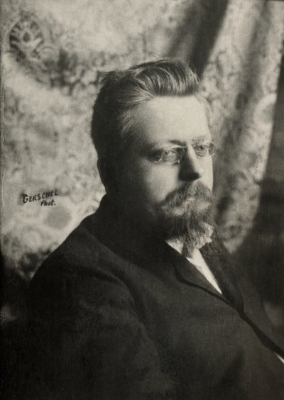 Retrato do pintor francês Charles Lucien Leandre (1862) de Aaron Gerschel